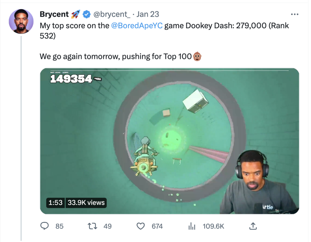 Bored Ape NFT game attracts pros angling for a piece of the Dookey