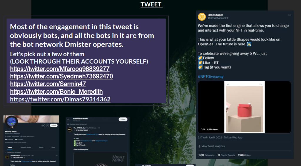 Little Shapes was a ‘social experiment’ to expose NFT botnets: founder