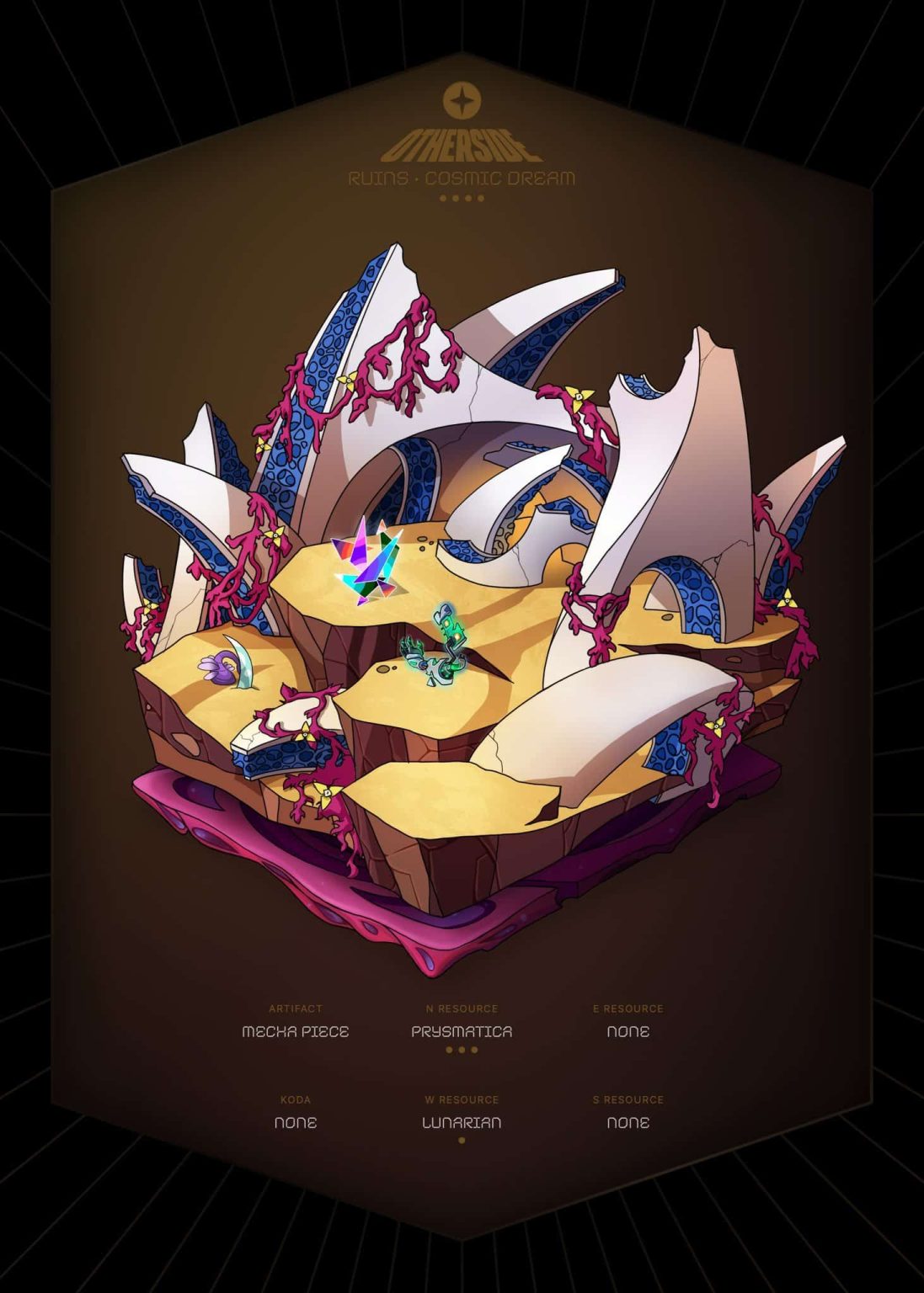 Mecha Apes NFT by Yuga Labs: Are the Rumours True? image of colourful metaverse land space Mecha Apes NFT