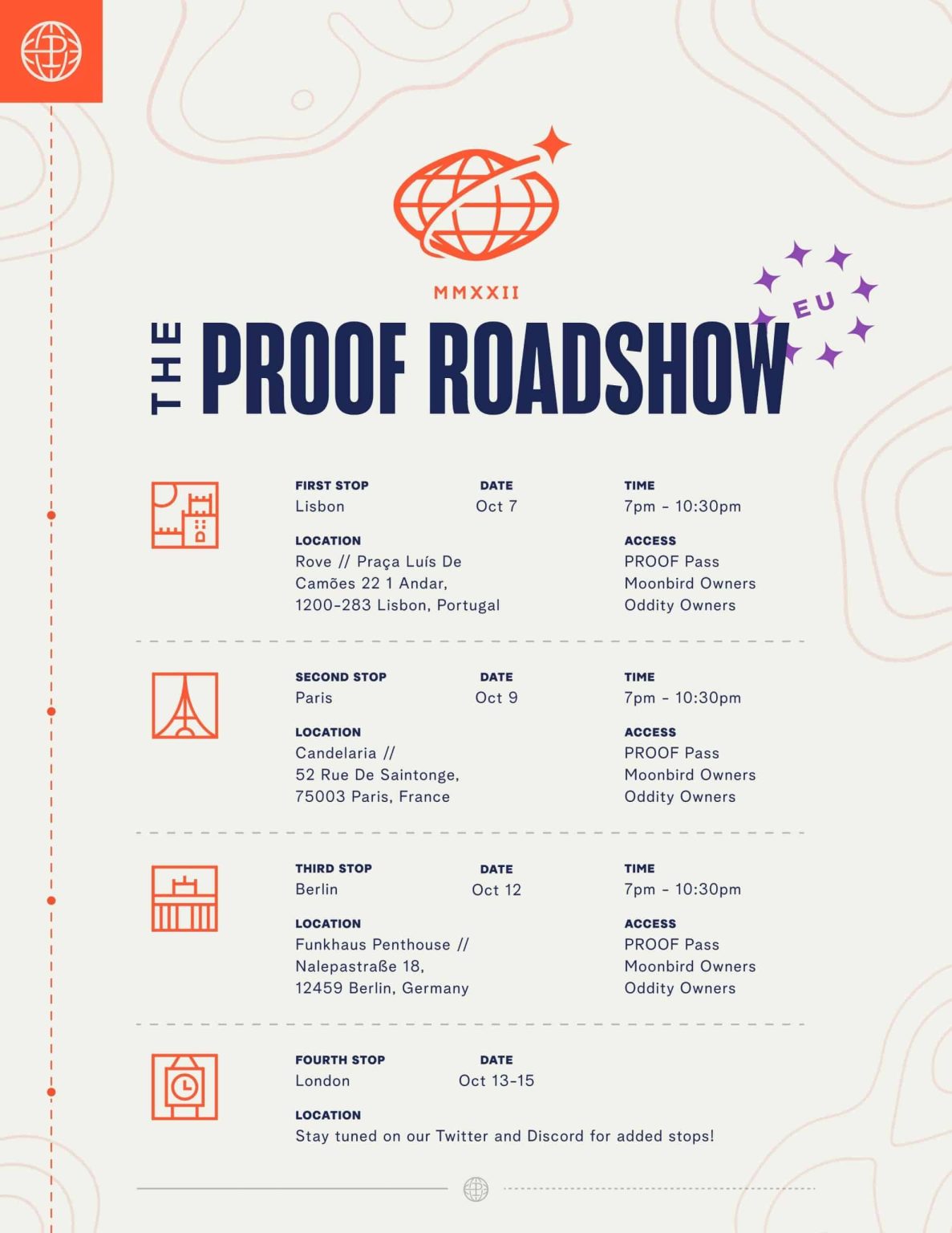Proof Collective Announces A European Tour Of Real Life Events