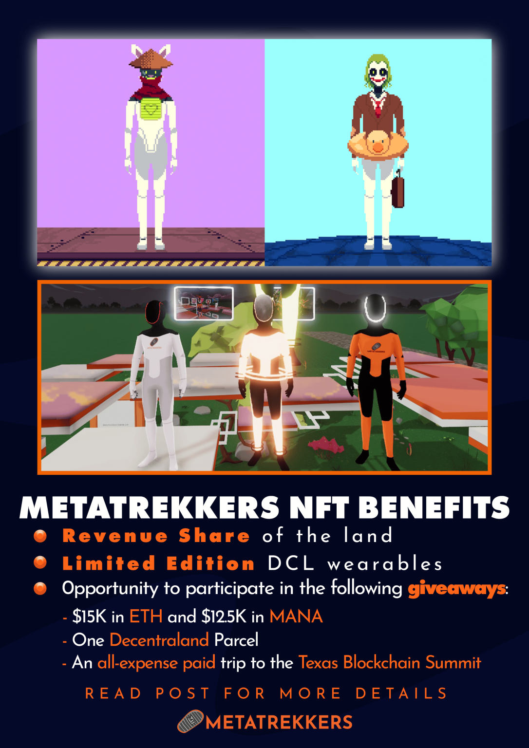 metatrekkers banner metaverse nft