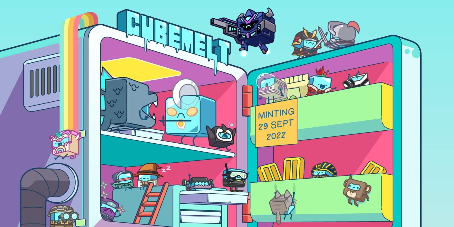 The CubeMelts NFT Lets Holders Unlock Frozen Assets the cubemelts NFT banner