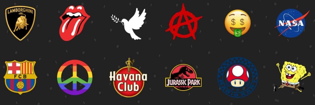 Bringing Real-Life History to The Blockchain image of several Society Symbols NFTs