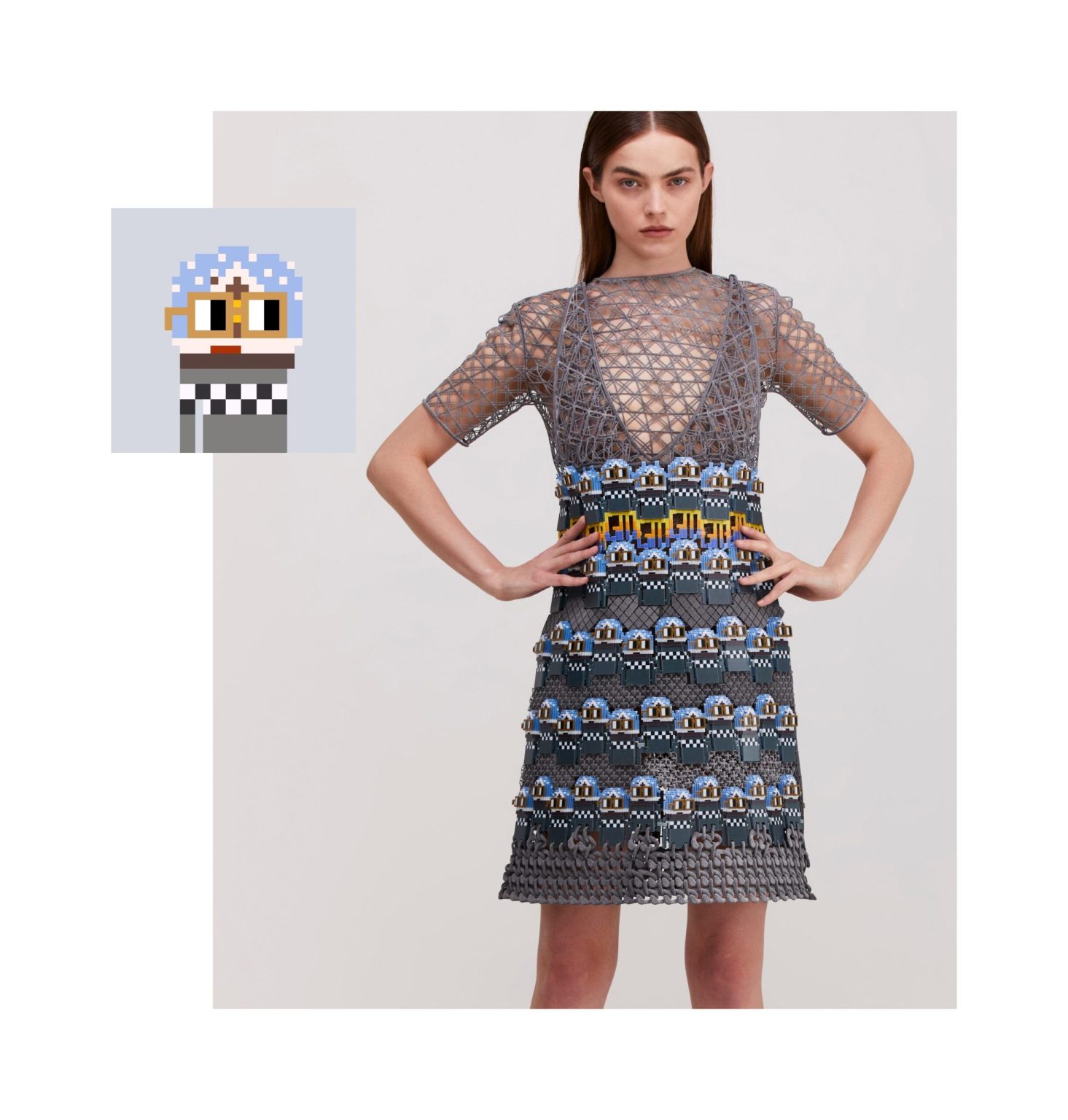 Nouns 3D-Printed Fashion Collection Turns Heads at NFT Paris