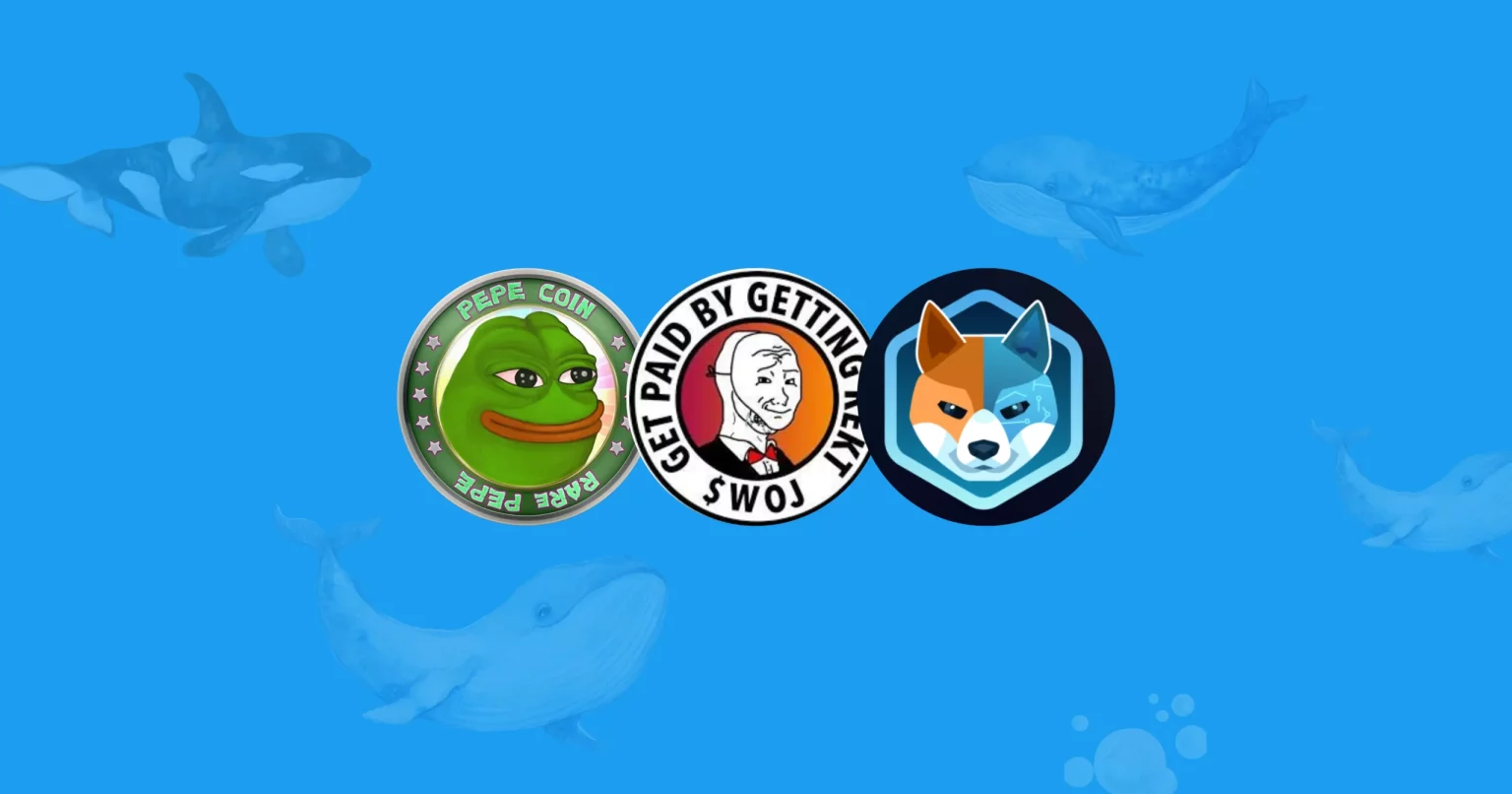 Crypto Whales Make Millions Profit Through These New Meme Coins: $PEPE, $WOJAK, $AIDOGE