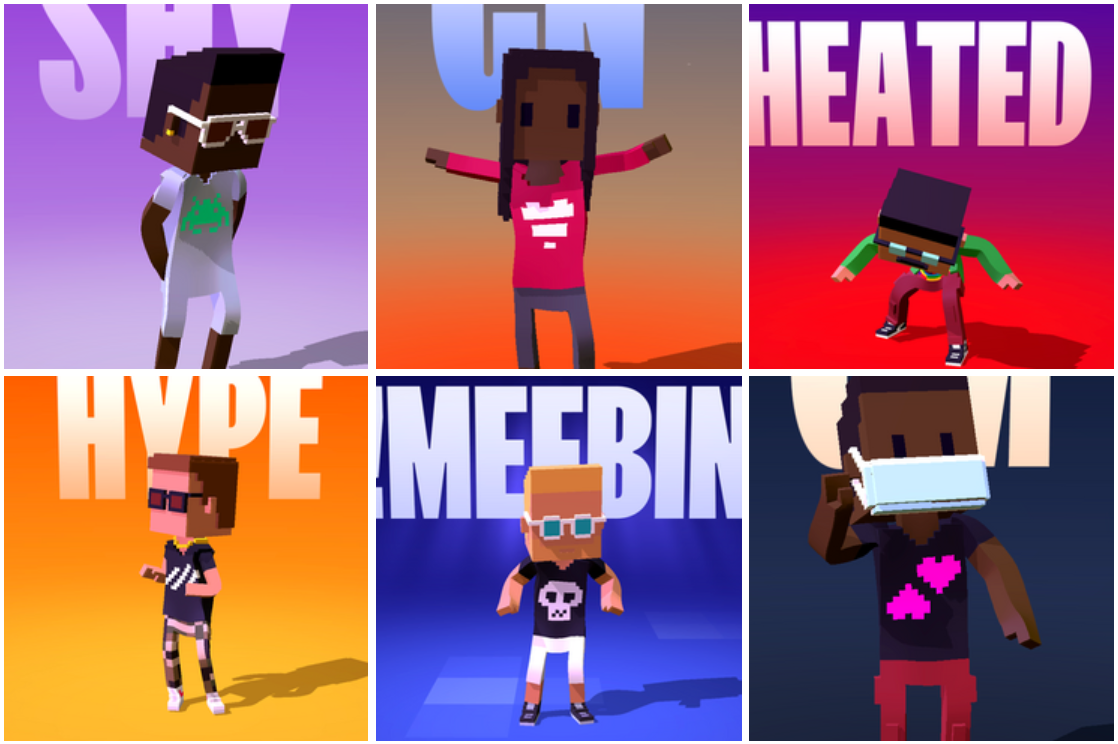 image of Meebits NFT characters