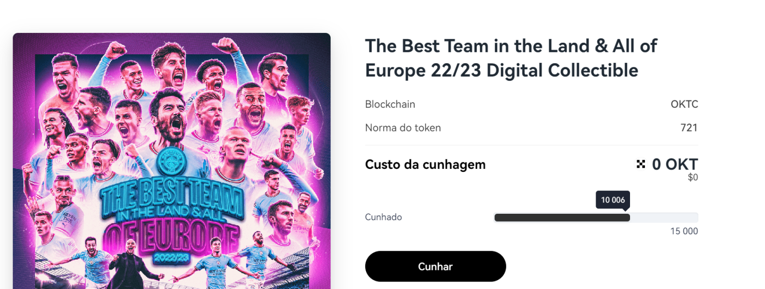 OKX Releases Exclusive Manchester City Limited Edition NFT Collection