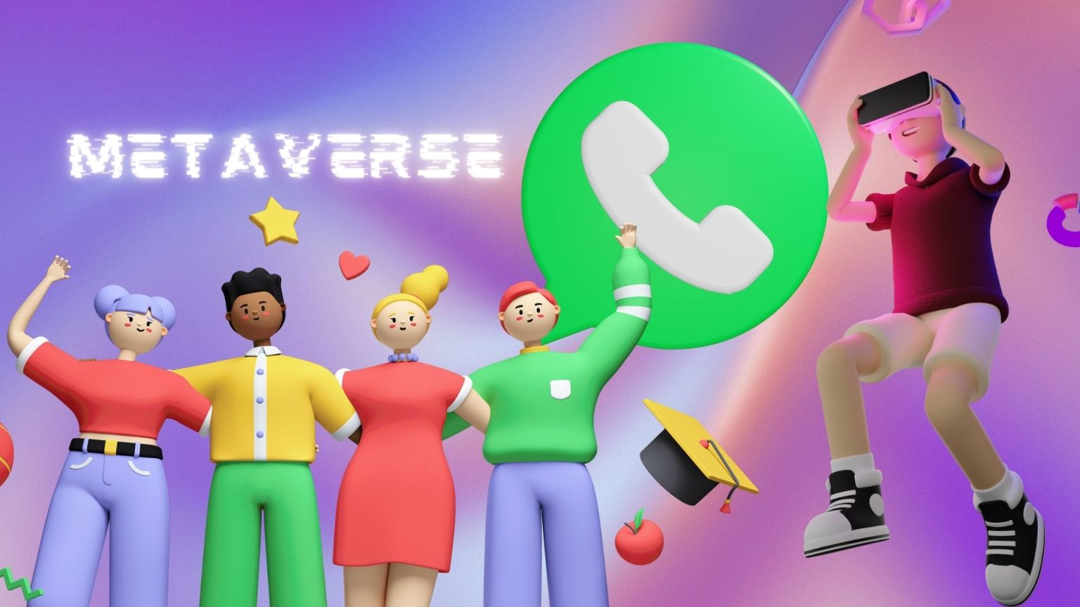WhatsApp Takes a Step into the Metaverse with Meta Quest Integration Still from Whatsapp Metaverse