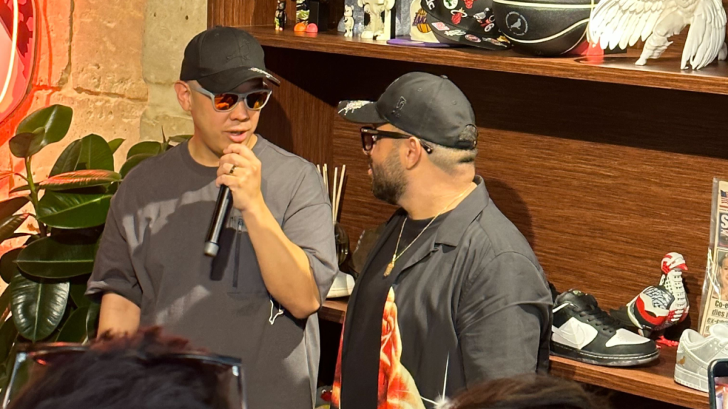 Jeff Staple, Gmoney Drop ‘Pigeon Shit’ Cap Collab at Paris Fashion Week