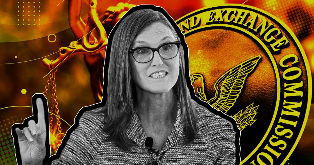Cathie Wood says SEC scrutiny into Binance will reduce competition for Coinbase