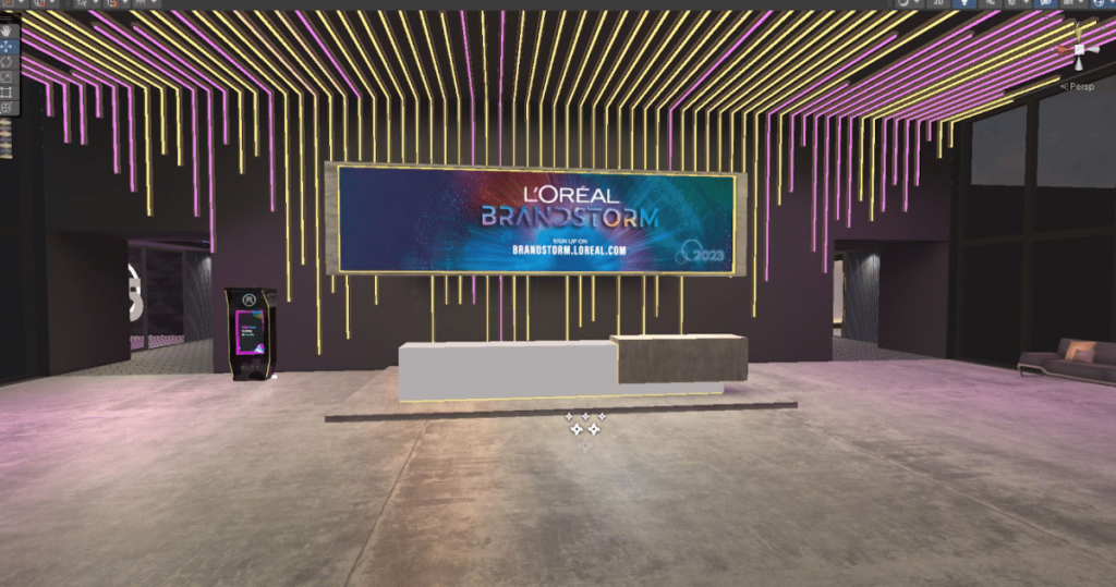 L’Oréal’s Brandstorm Competition Brings You to the Metaverse L'Oréal brandstorm digital image from the competition's metaverse location entry