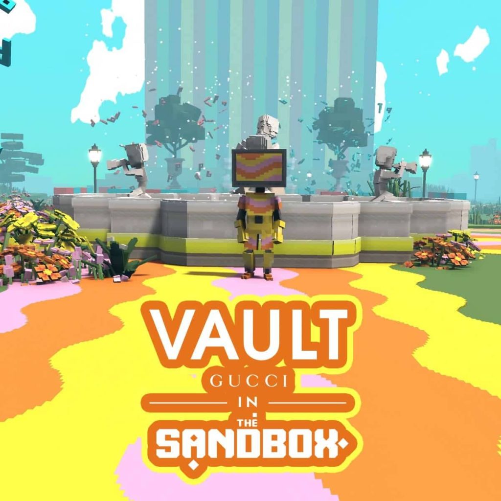 Gucci Land In The Sandbox Officially Open To The Public Image of the Gucci Vault Land Space