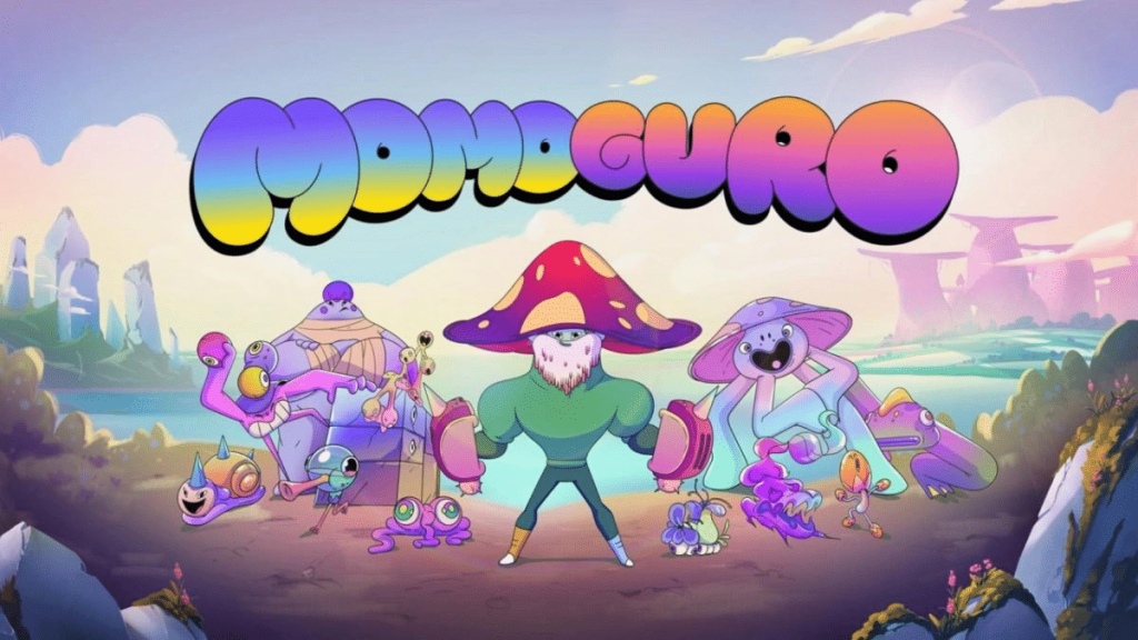 Baobab Studios Award-Winning Storytelling Comes to Web3 a picture of the Momoguro logo and the mystical Momo creatures by Baobab Studios