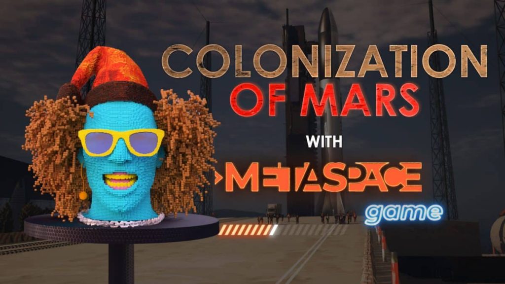 VoxelCrazyHeads Bridge Reality and The Metaverse With NFTs voxelcrazyheads colonization of mars banner