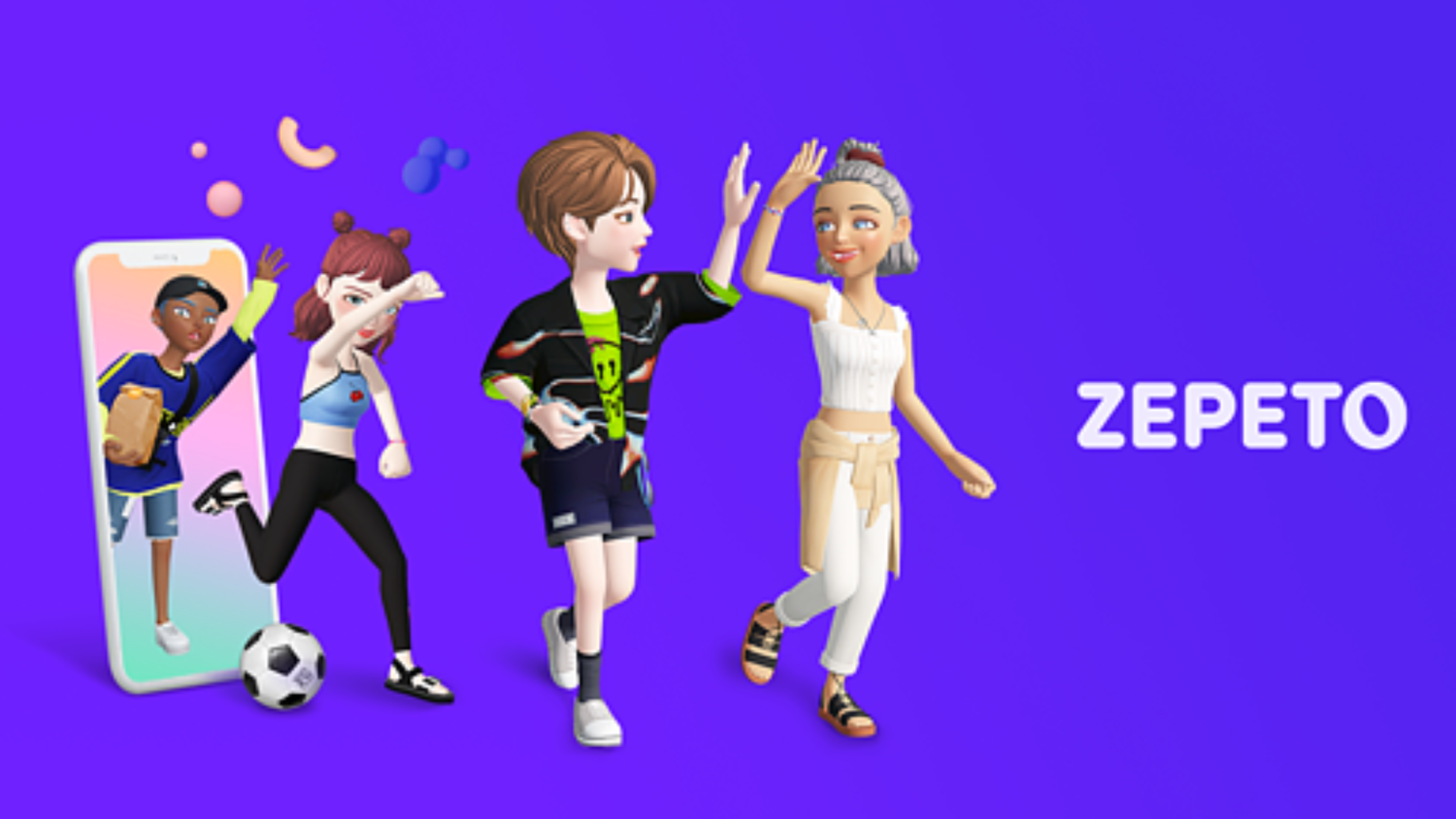 Zepeto Metaverse Launches ZTX To Ignite NFT Trend! a picture of characters from the Zepeto metaverse besides the company logo