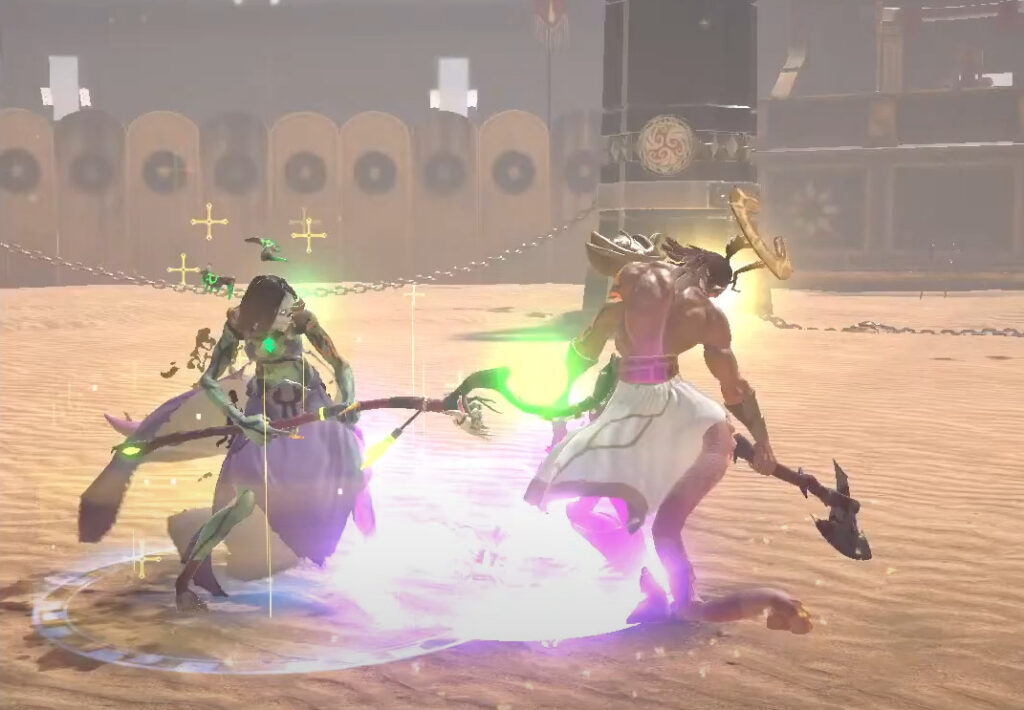 arena combat screenshot from Champions Ascension