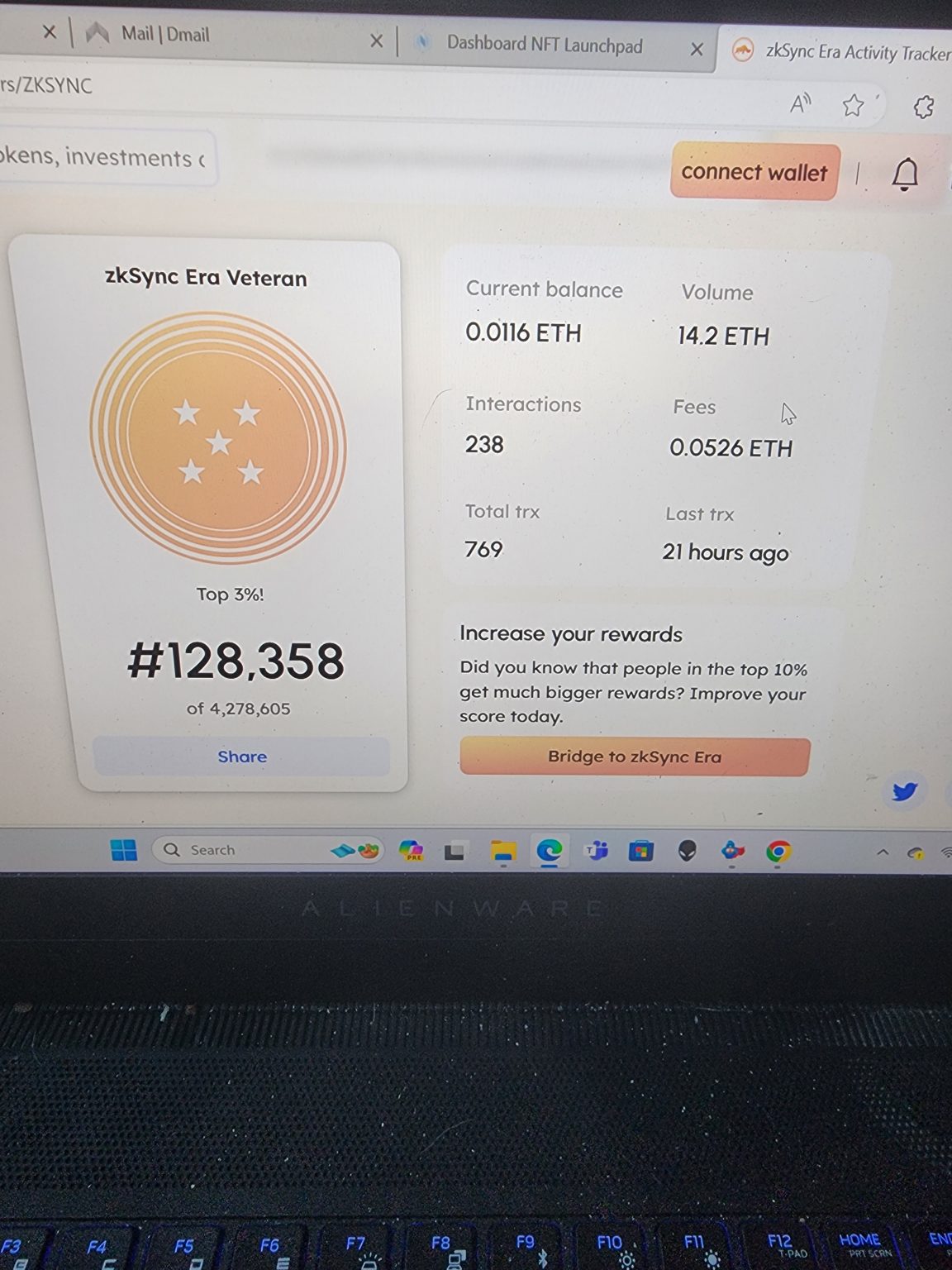 Ultimate Guide To Layer 2 Airdrop Farming! Screenshot Of My Wallet