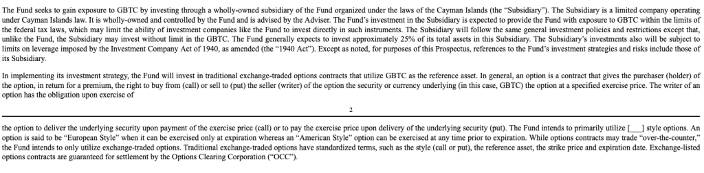 Just In: Grayscale files for Bitcoin (BTC) covered call ETF