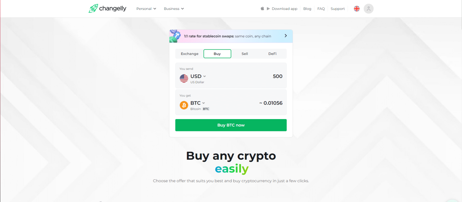 How to Buy Crypto on Changelly via Topper by Uphold