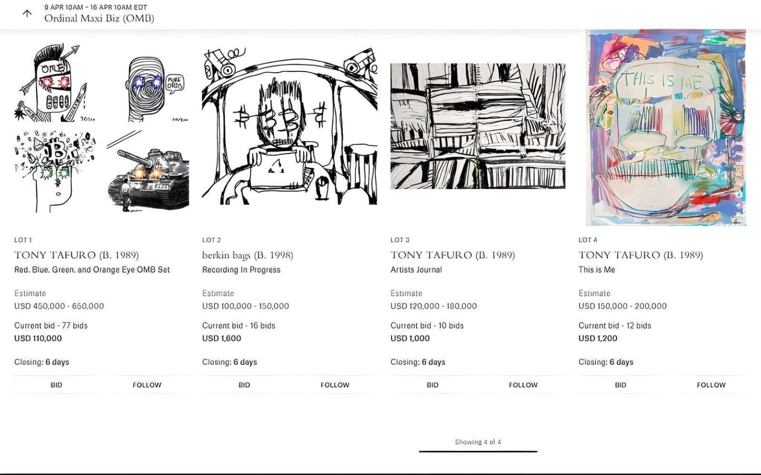 Christie’s Embraces Bitcoin Ordinals, Auctions OMB Art