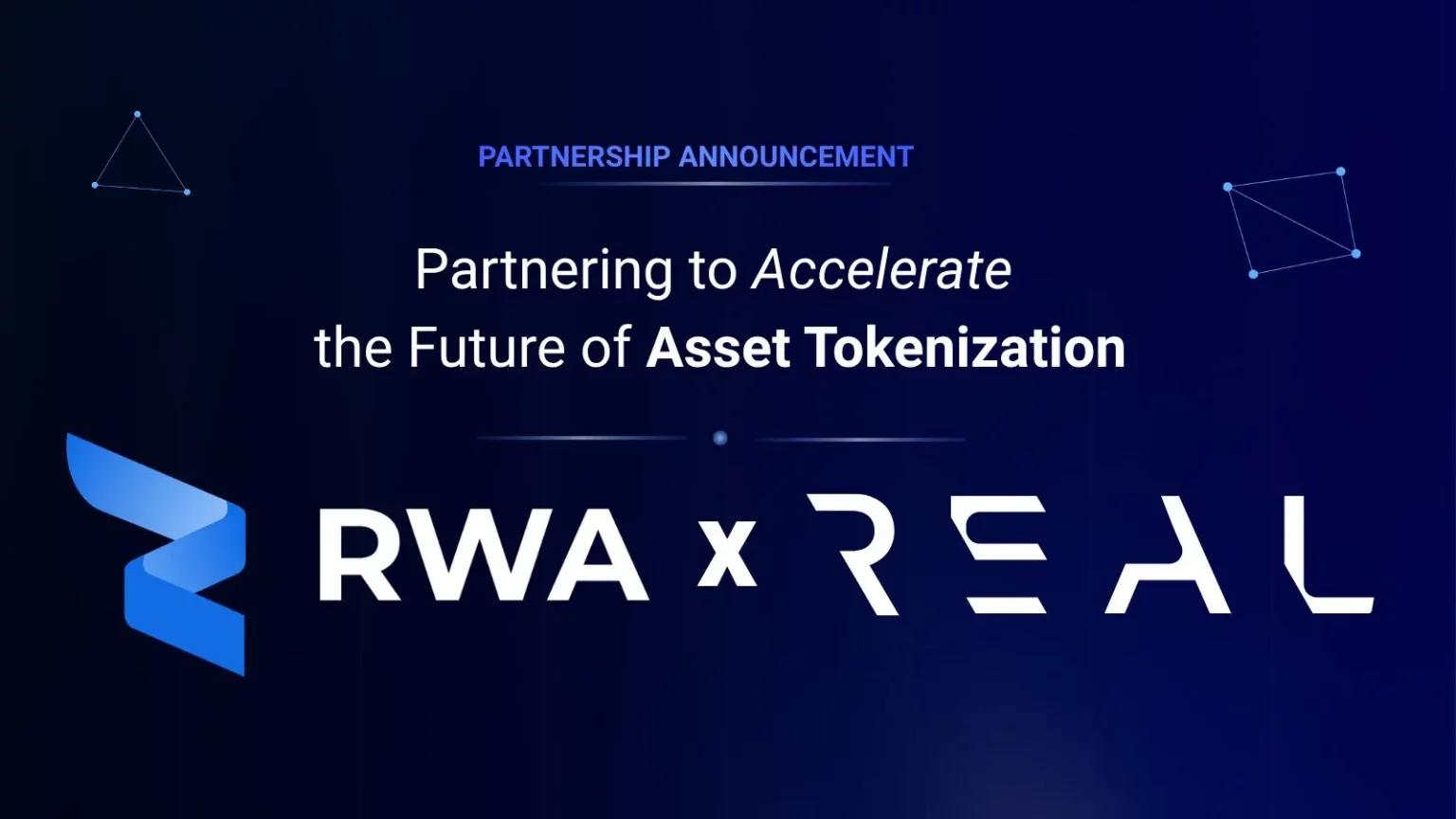 REAL and RWA Inc. Partner to Advance Tokenized Asset Infrastructure Amid Growing RWA Demand