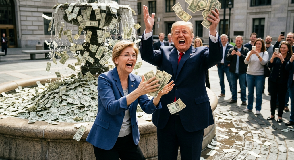 Trump And Warren Look The Other Way When Paid $1 Billion