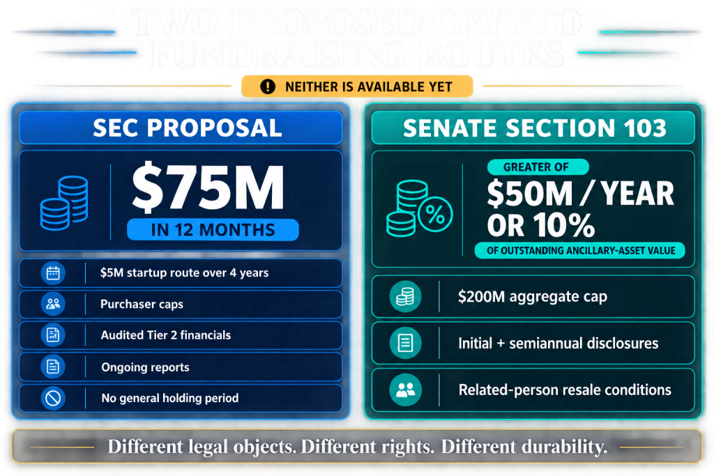 SEC proposal vs Senate crypto framework: What differs