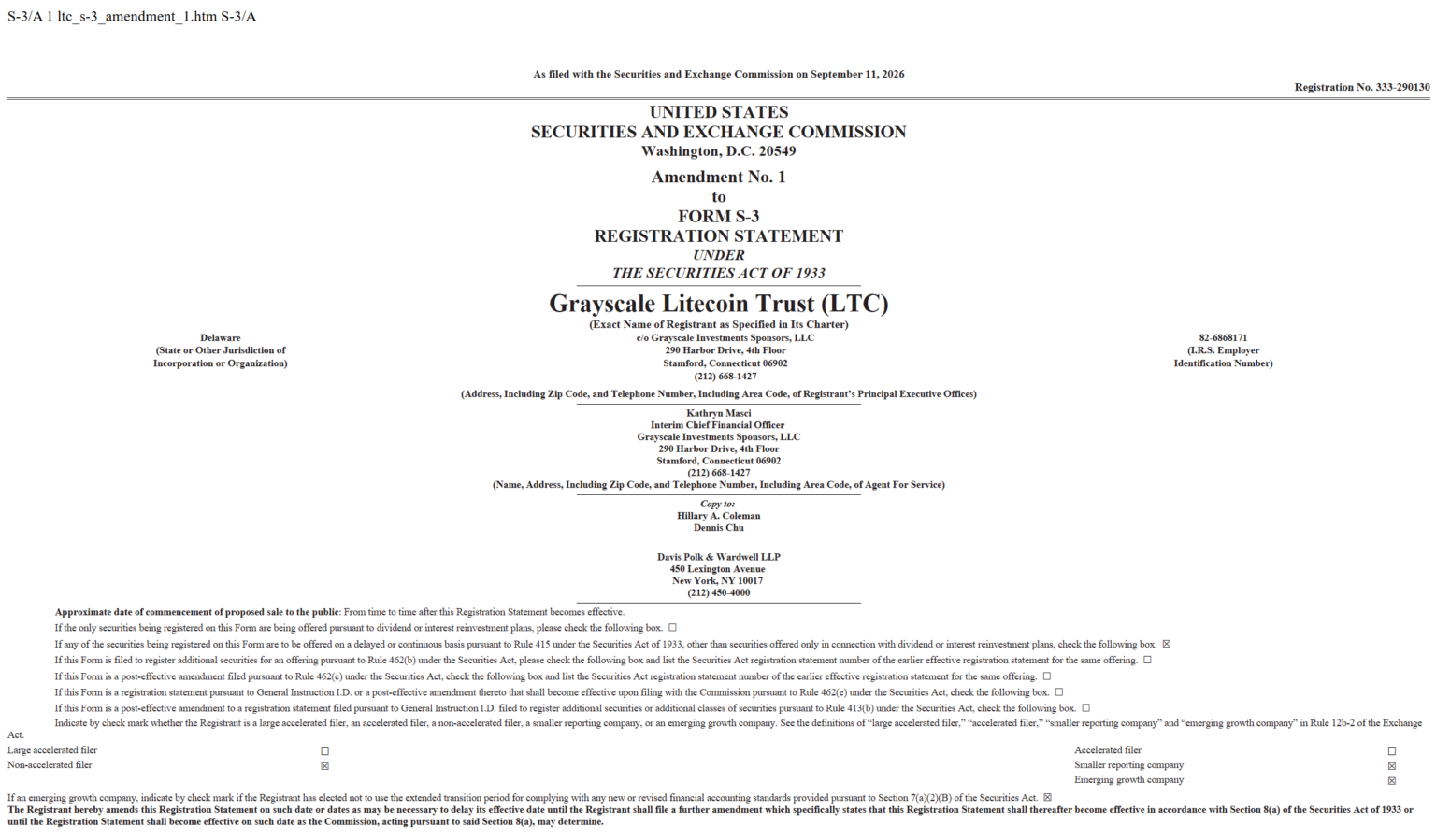 Grayscale files to move LTCN to NYSE Arca – Will Litecoin attract fresh capital?