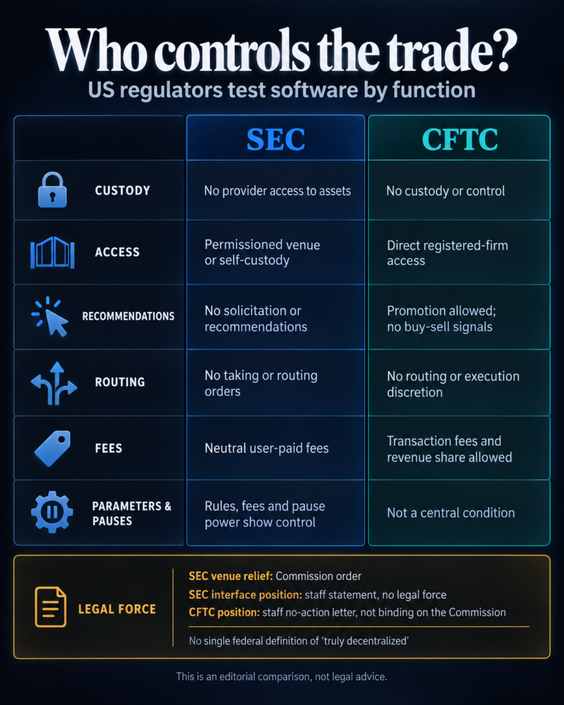 SEC and CFTC actions define DeFi control lines SEC and CFTC actions define DeFi control lines