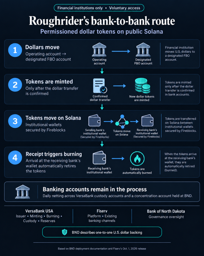 Solana enters US banking with 90 North Dakota banks leading it